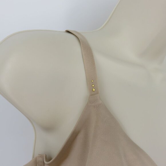 Victorias Secret 34DD Biofit Unlined Full Coverage Bra Beige Underwire Women - Picture 2 of 13